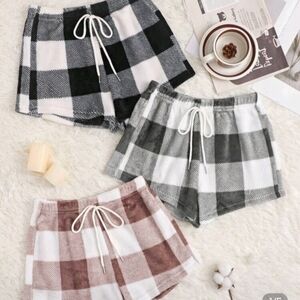 (3) SHEIN High Waist Black and Gray Lounge Shorts